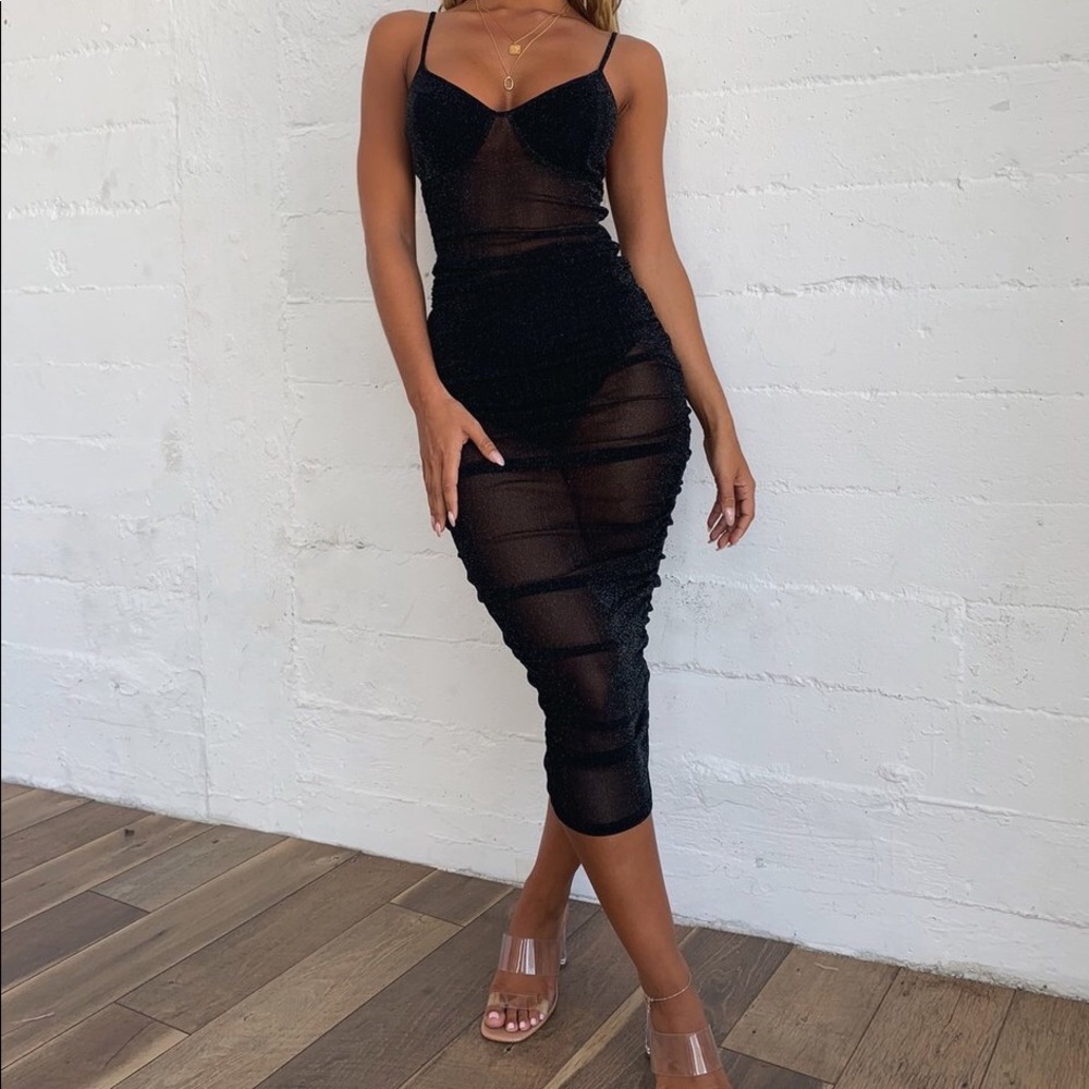 Tiger Mist black XS love day dress